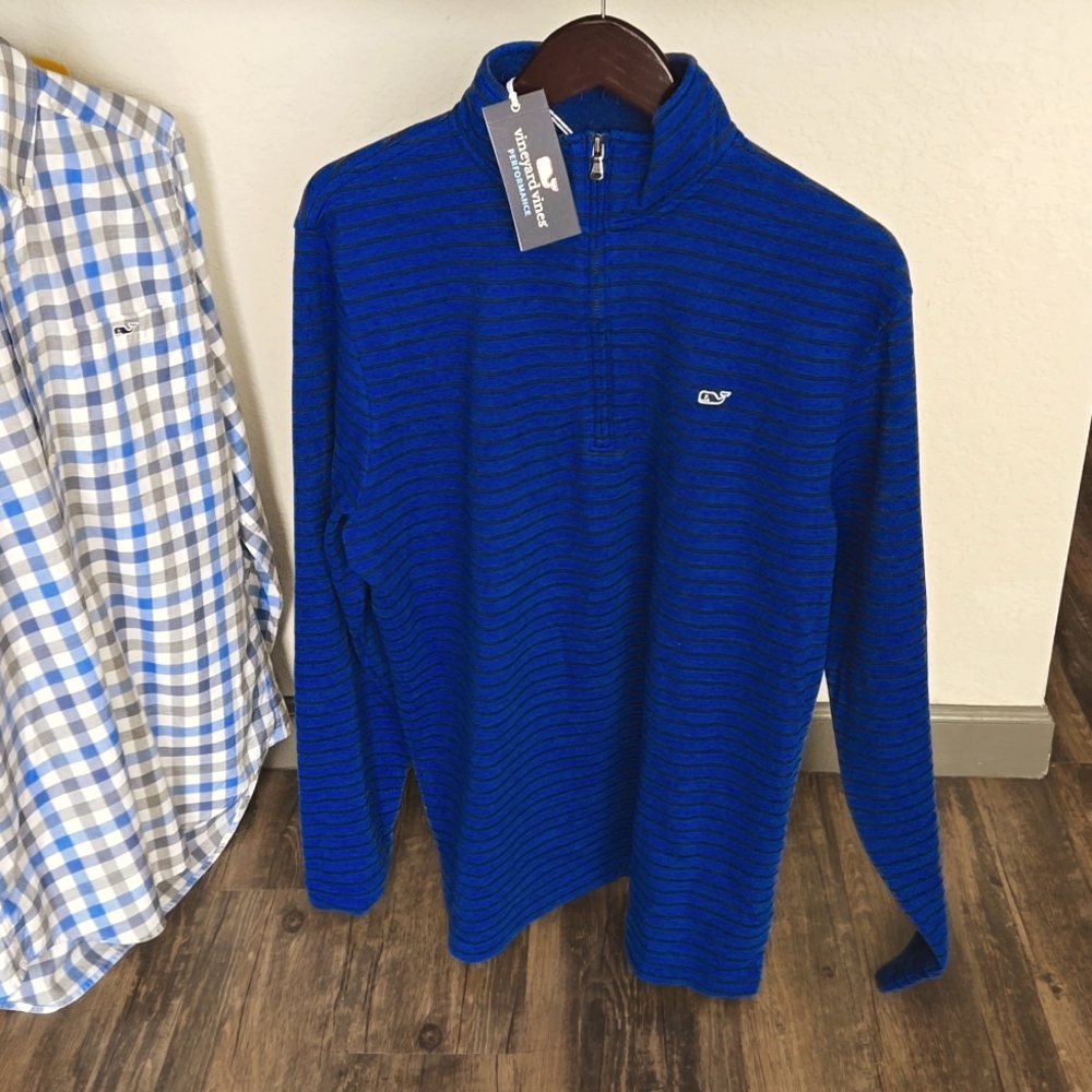Vineyard Vines Saltwater 1/4 zip Med